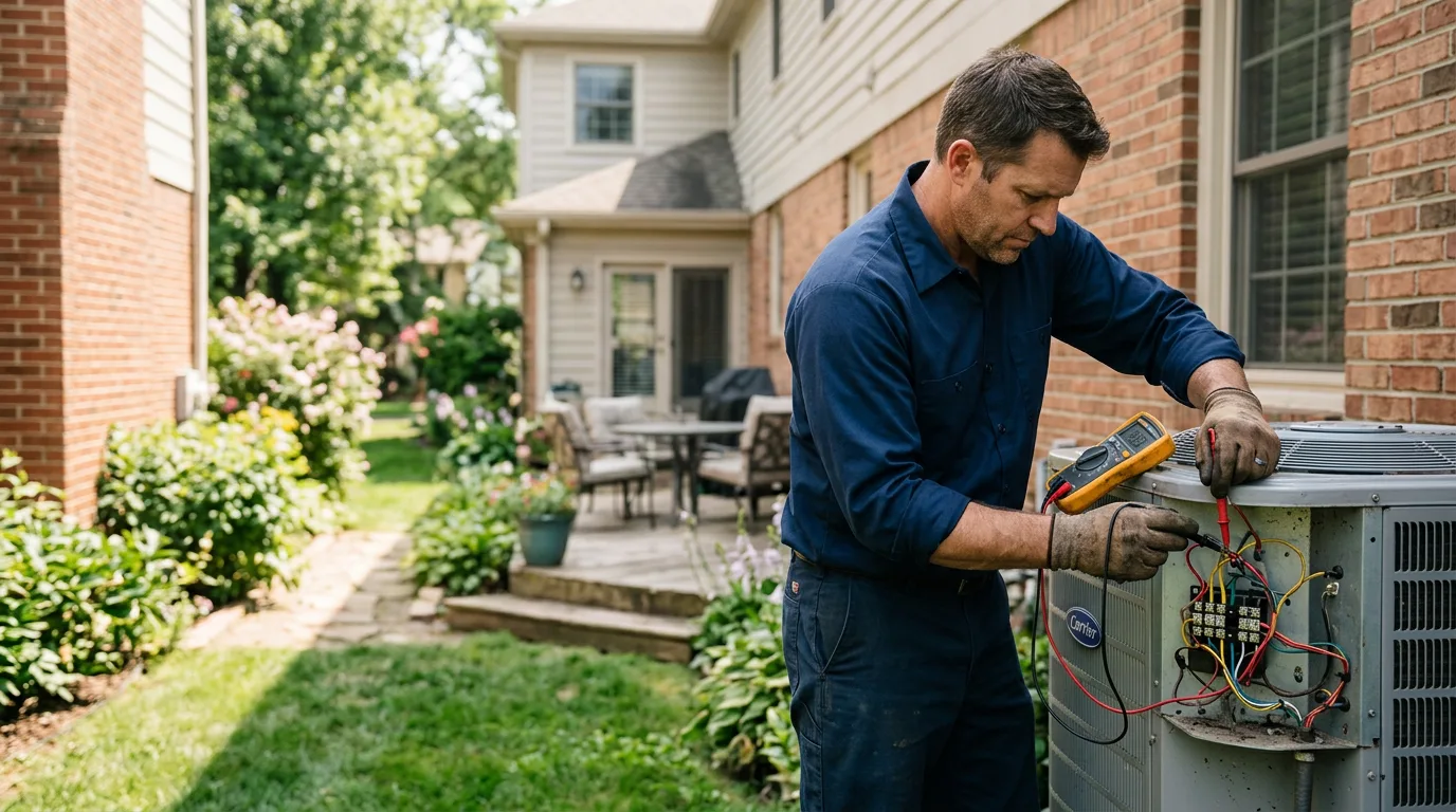 HVAC technician working near Wallins Creek, KY